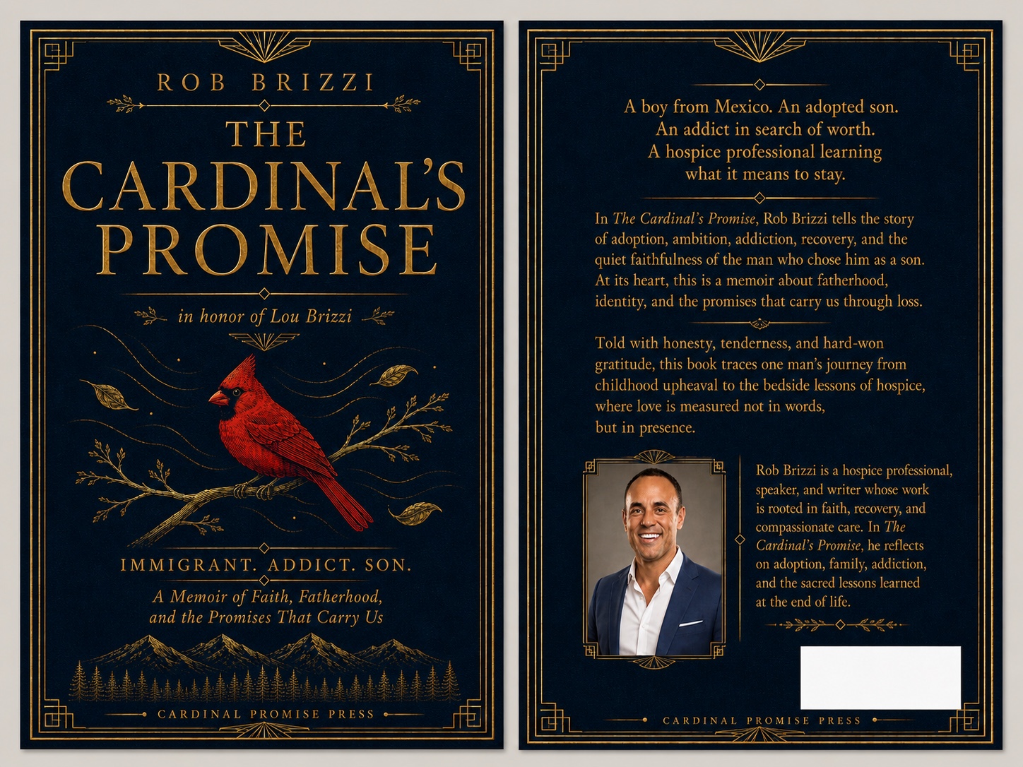 Front cover of The Cardinal's Promise by Rob Brizzi